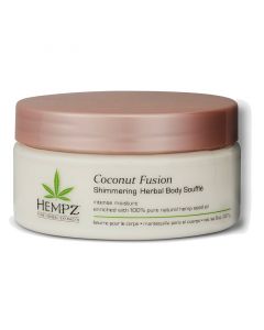 Hempz Coconut Fusion Суфле для тела Кокосовый микс с эффектом мирцания (Shimmering Herbal Body Souffle 227 g)
