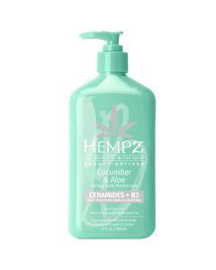 Hempz Beauty Actives Cucumber and Aloe Herbal Body Moisturizer Хемпц Молочко для тела с церамидами и В3 Огурец и Алое 500 мл