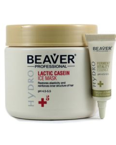 Beaver Hydro Lactic Casein Ice Mask 5+ Охлаждающая маска для волос на основе казеина 10х6 мл