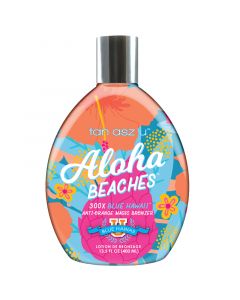 Tan Asz U Aloha Beaches 300X Blue Hawaii Бронзер крем-лосьон для загара с бронзаторами Алоха пляжи Голубые Гавайи 400 мл