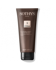 Sothys Homme Hair And Body Revitalizing Gel Cleanser Ревитализирующий гель-шампунь 2в1 для волос и тела 200 мл