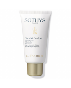 Sothys Clarte & Comfort Легкий крем для чувствительной кожи и кожи с куперозом (Light Cream 50 ml)