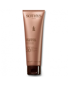 Sothys Protective Lotion Face And Body SPF30 High Protection Сотис Солнцезащитный крем-лосьон для лица и тела UVA/UVB SPF30 125 мл