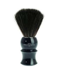 Edwin Jagger Помазок для бритья синтетический черное дерево 21P16 (Ebony Shaving Brush Black Synthetic 1 шт)