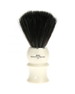 Edwin Jagger Помазок для бритья синтетический слоновая кость 21P17 (Ivory Shaving Brush Black Synthetic 1 шт)
