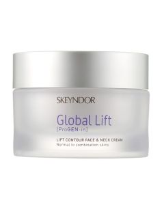 Skeyndor Global Lift Contour Face & Neck Cream Normal To Combination Skins Скейндор Крем подтягивающий контур лица и шеи для нормальной и комбинированной кожи 50 мл 