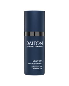 Dalton Deep Sea Men Performance Mattifying Fluid Далтон Матирующий флюид против жирного блеска 2в1 ежедневный уход и восстановление после бритья 30 мл