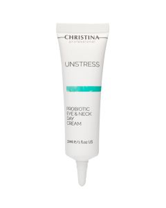 Christina Unstress Pro-Biotic Eye & Neck Day Cream SPF 8 Кристина Дневной крем-пробиотик для кожи век и шеи с SPF 8 30 мл