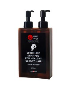 Enhel Beauty Hair Care Sparkling Shampoo for Healthy Glossy Hair Энхель Бьюти Двухфазный терапевтический шампунь 400 мл