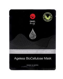 Enhel Beauty & SVET Ageless BioCellulose Mask Энхель Бьюти Омолаживающая биоцеллюлозная маска с зеленой икрой и NMN 1 шт
