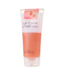 Enhel Beauty Premium Fruit Sorbet Body Massage Salt Raspberry Энхель Бьюти Скраб-щербет для тела с солью Тихого океана и малиной 500 г