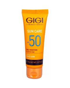 GiGi Sun Care Daily Moisture For All Skin Type SPF50 Джи Джи Крем солнцезащитный антивозрастной SPF50 75 мл