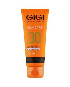 GiGi Sun Care Daily Moisture For Normal To Oily Skin SPF 30 Джи Джи Крем солнцезащитный для комбинированной и жирной кожи SPF30 75 мл