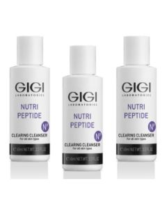 GiGi Nutri-Peptide Clearing Cleancer Джи Джи Очищающий пептидный гель для любого типа кожи 3х60 мл