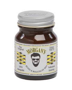 Morgans Pomade Воск для бороды и усов (Beard & Moustache Wax Soft & Manageable 50 g)
