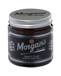 Morgans Pomade Матовая глина для укладки волос с гладкой твердой фиксацией с кератином (Matt Clay Smooth Firm Hold 120 ml)